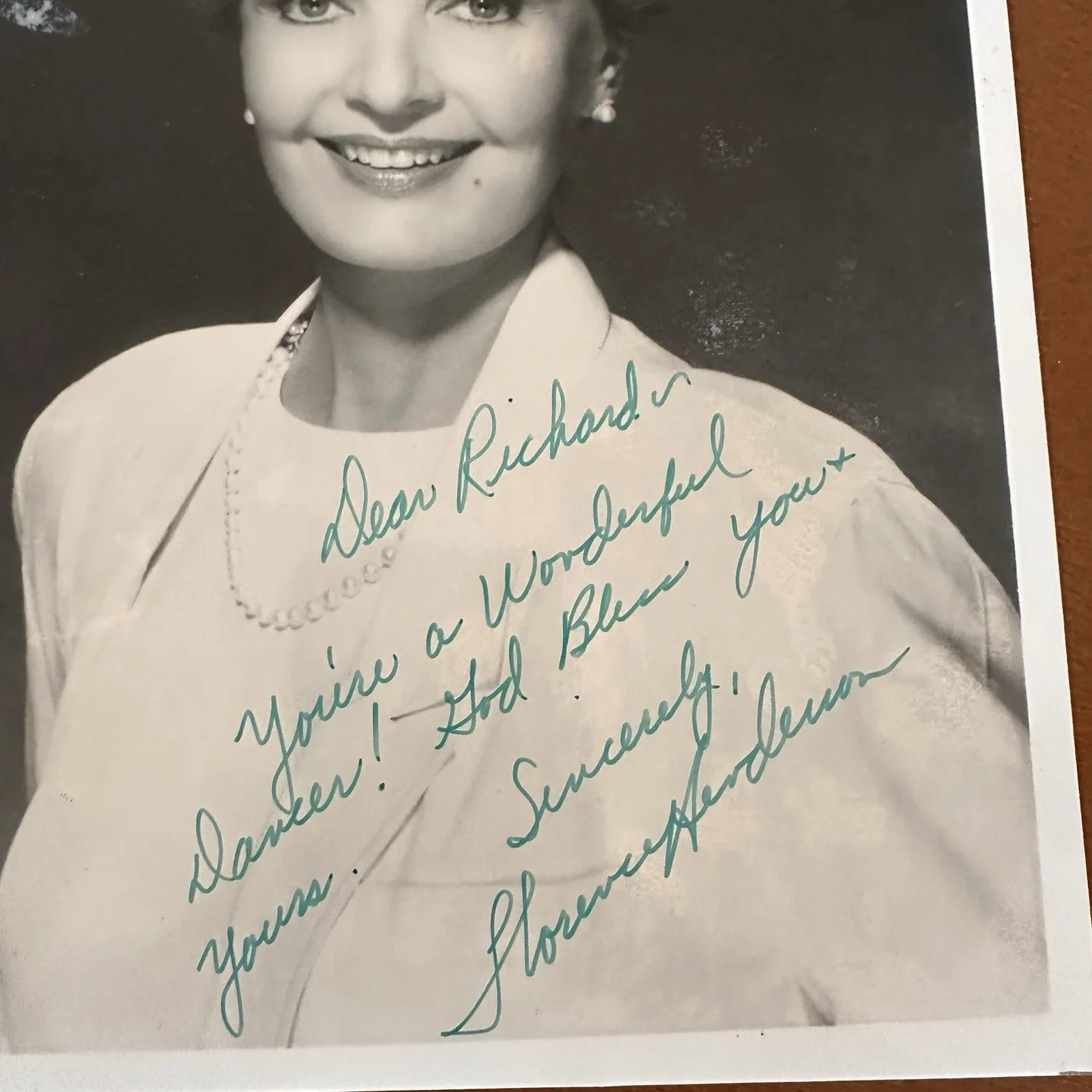 Florence Henderson SIGNED Photo 70s TV Stage Actress The Brady Brunch Love Boat, изображение 4