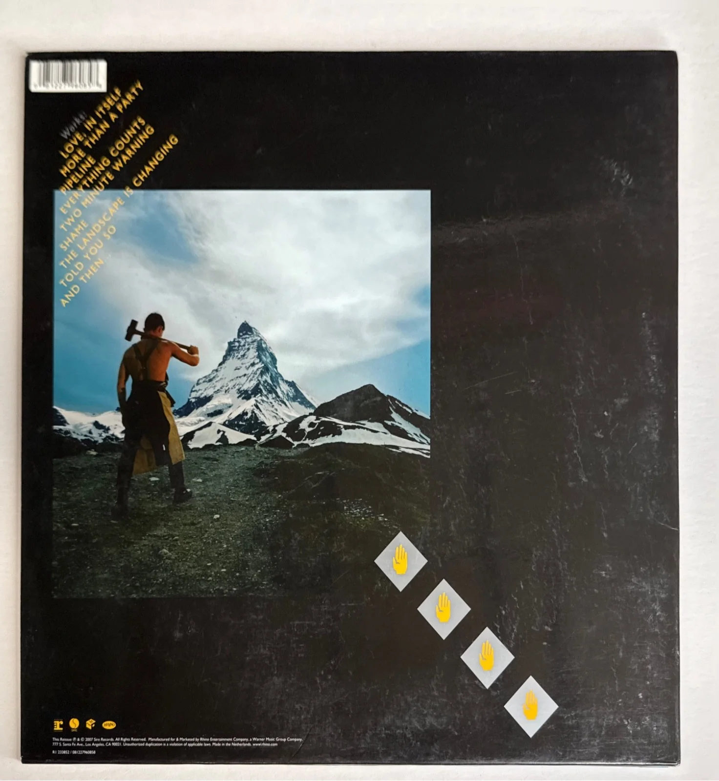 Depeche Mode Dave Gahan Signed Construction Time Again Vinyl Album Record PSA, image 2