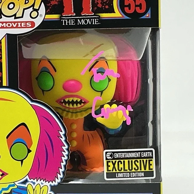 Tim Curry — Tim Curry Autographed Pennywise IT Limited Edition Blacklight Funko Pop BAS, image 2