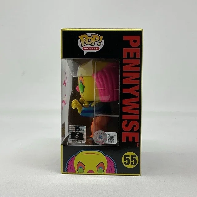 Tim Curry — Tim Curry Autographed Pennywise IT Limited Edition Blacklight Funko Pop BAS, image 5