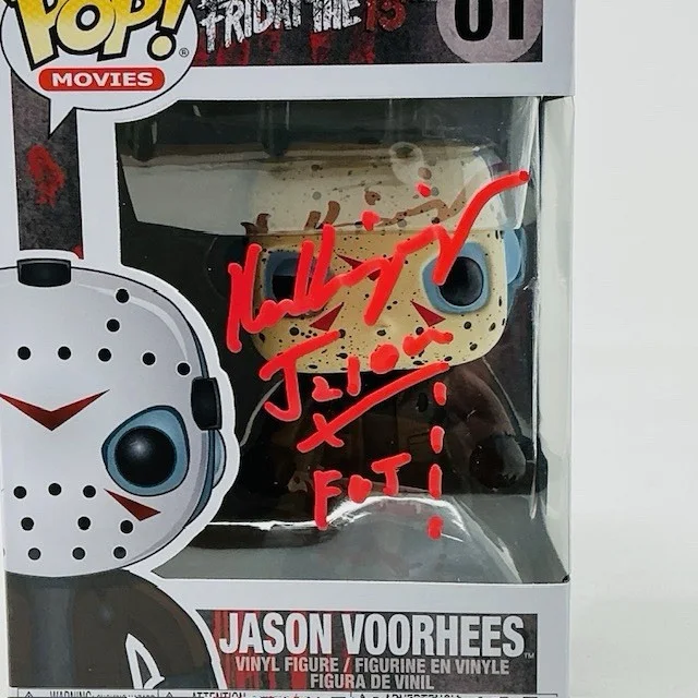 Ken Kirzinger Autographed Horror Movie Jason Voorhees Friday The 13th Funko Pop, изображение 2