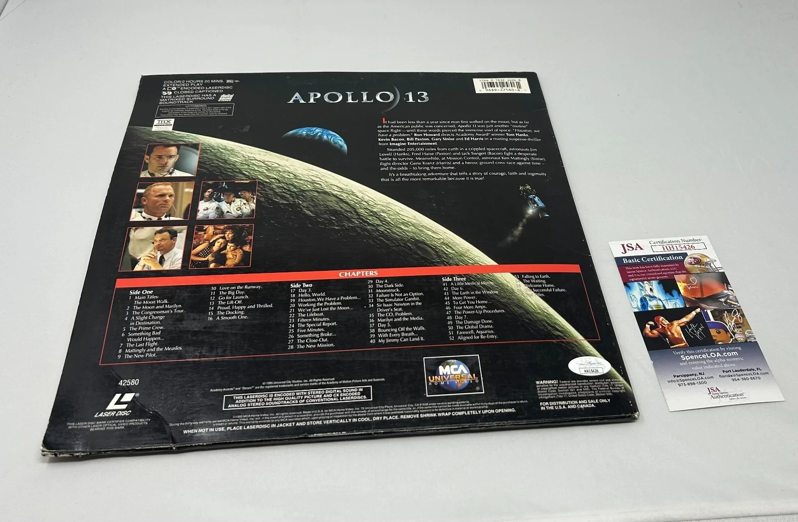 Kurt Russell — Kevin Bacon signed Apollo 13 Laser Disc Album JSA COA, image 2