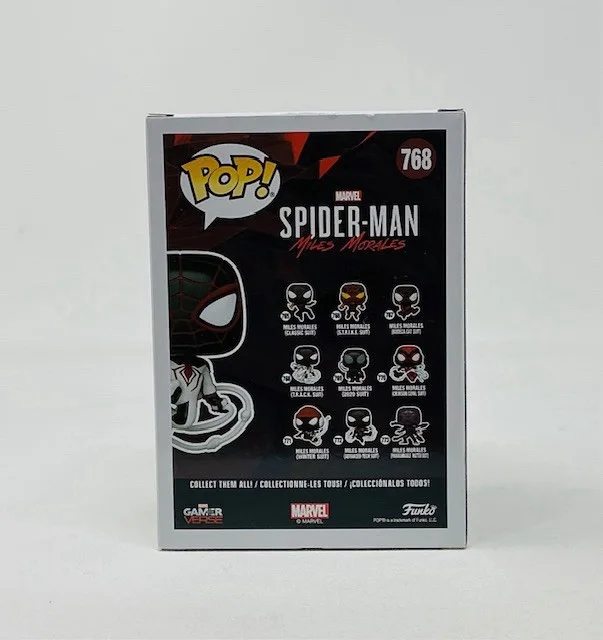 Ogie Banks Autographed Miles Morales Marvel Spider-Man Funko Pop #768 JSA, image 4