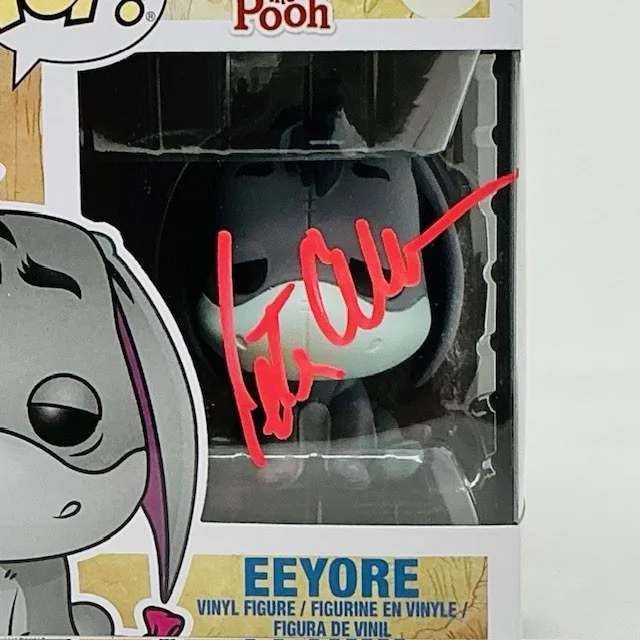 Peter Cullen Autographed Eeyore Disney Winnie The Pooh Funko Pop #254 OCCM, image 2