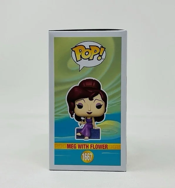 Susan Egan Autographed Meg With Flower Disney Hercules Funko Pop #1667 OCCM, image 3