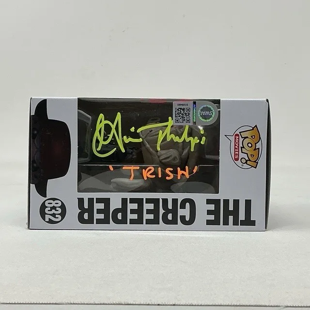 Gina Philips Autographed Horror Movie Jenner Jeepers Creepers Funko Pop SWAU, изображение 4