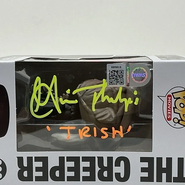 Gina Philips Autographed Horror Movie Jenner Jeepers Creepers Funko Pop SWAU, изображение 5