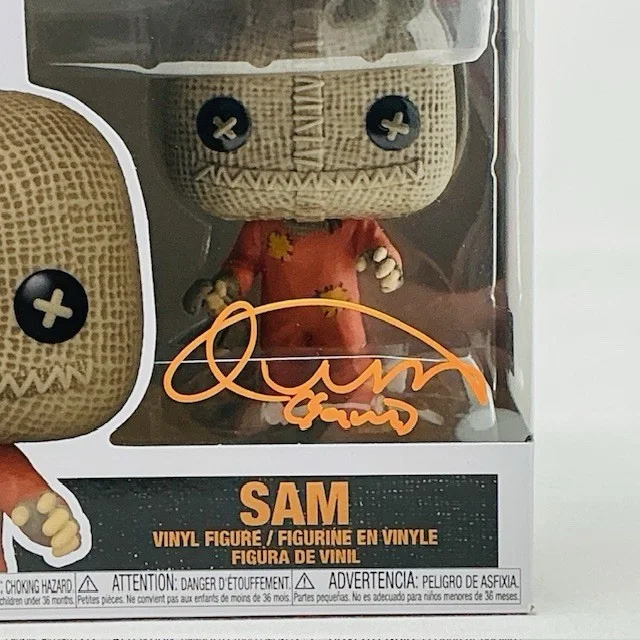Quinn Lord Autographed Horror Movie Sam Trick ‘R Treat Funko Pop #1242 OCCM, изображение 2