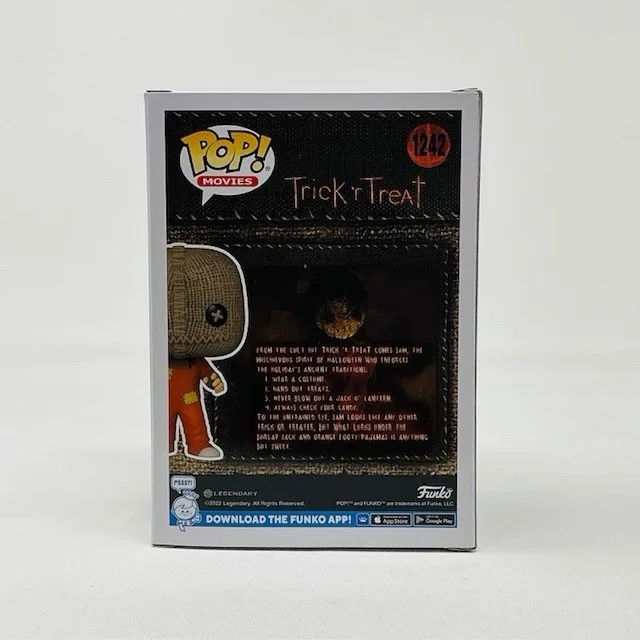 Quinn Lord Autographed Horror Movie Sam Trick ‘R Treat Funko Pop #1242 OCCM, изображение 4