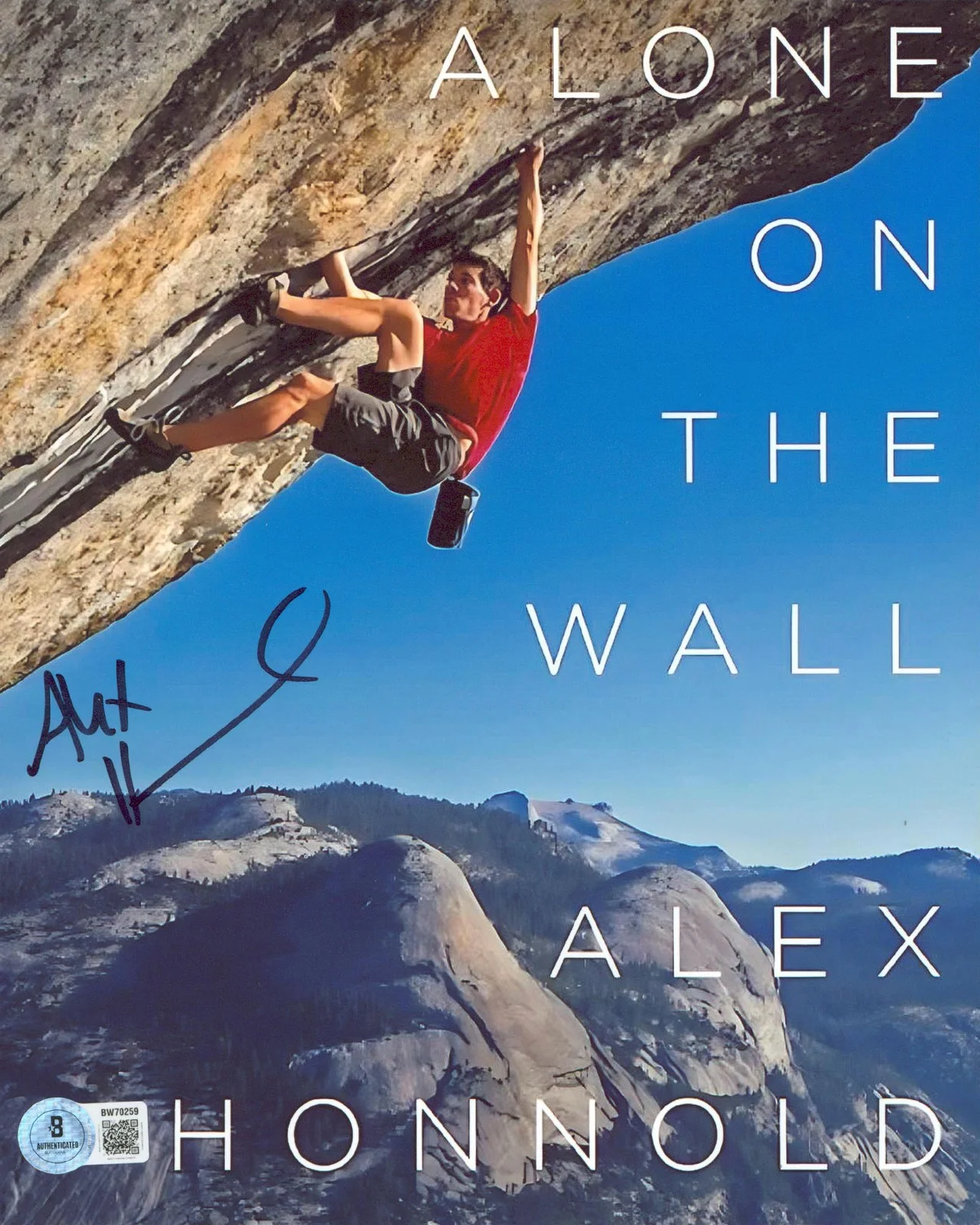 Alex Honnold — Alex Honnold Authentic Signed 8x10 Vertical Photo Autographed BAS 3