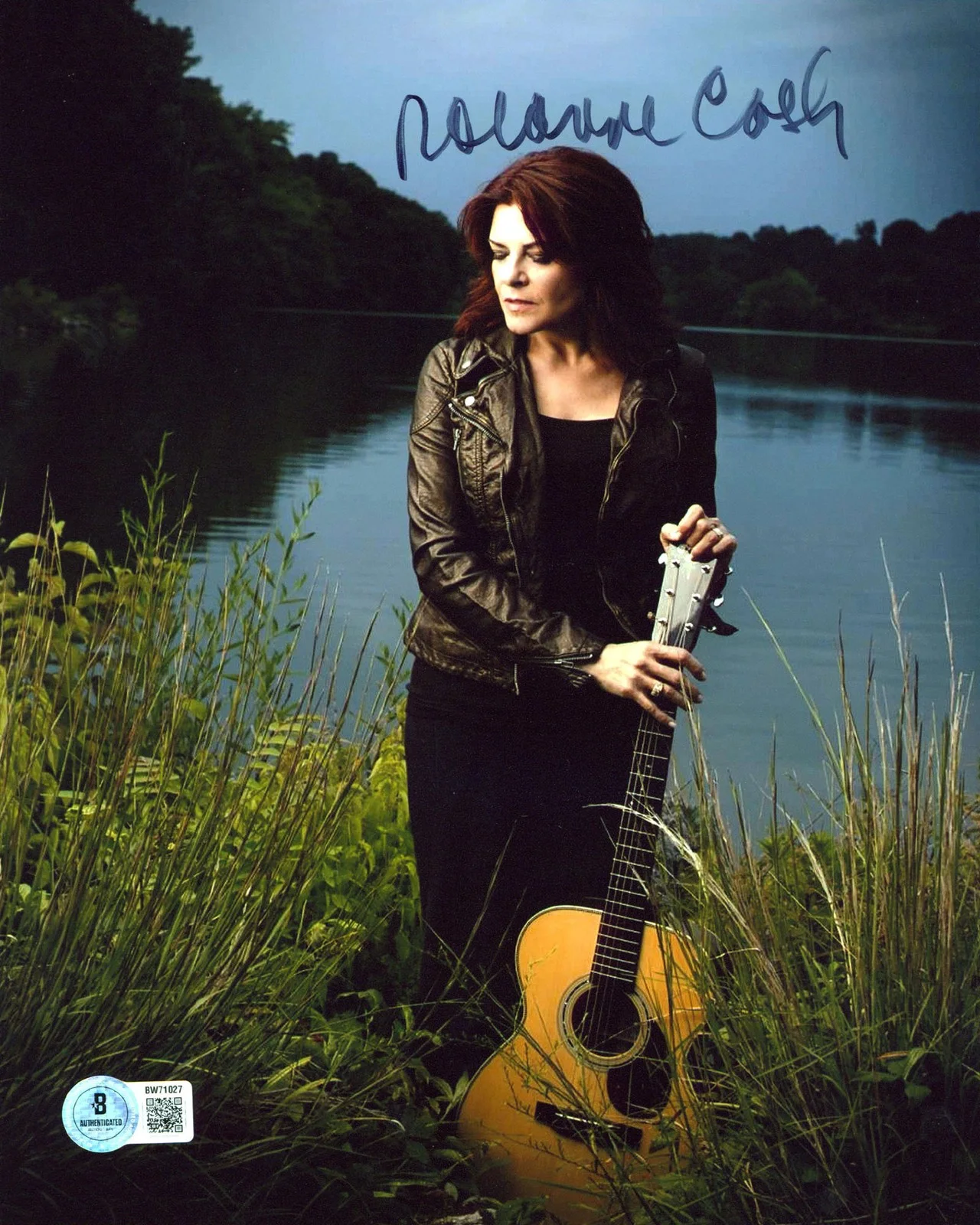Rosanne Cash — Rosanne Cash Singer Authentic Signed 8x10 Vertical Photo Autographed BAS 1
