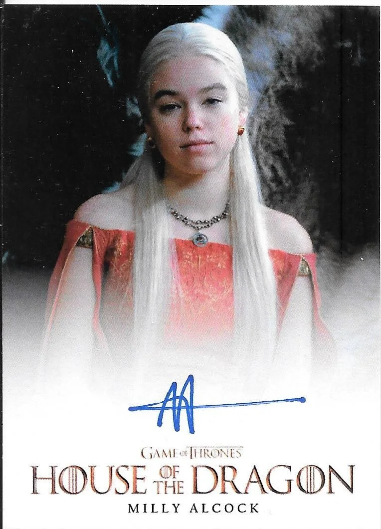Milly Alcock — House of the Dragon Milly Alcock Signed Custom Card2