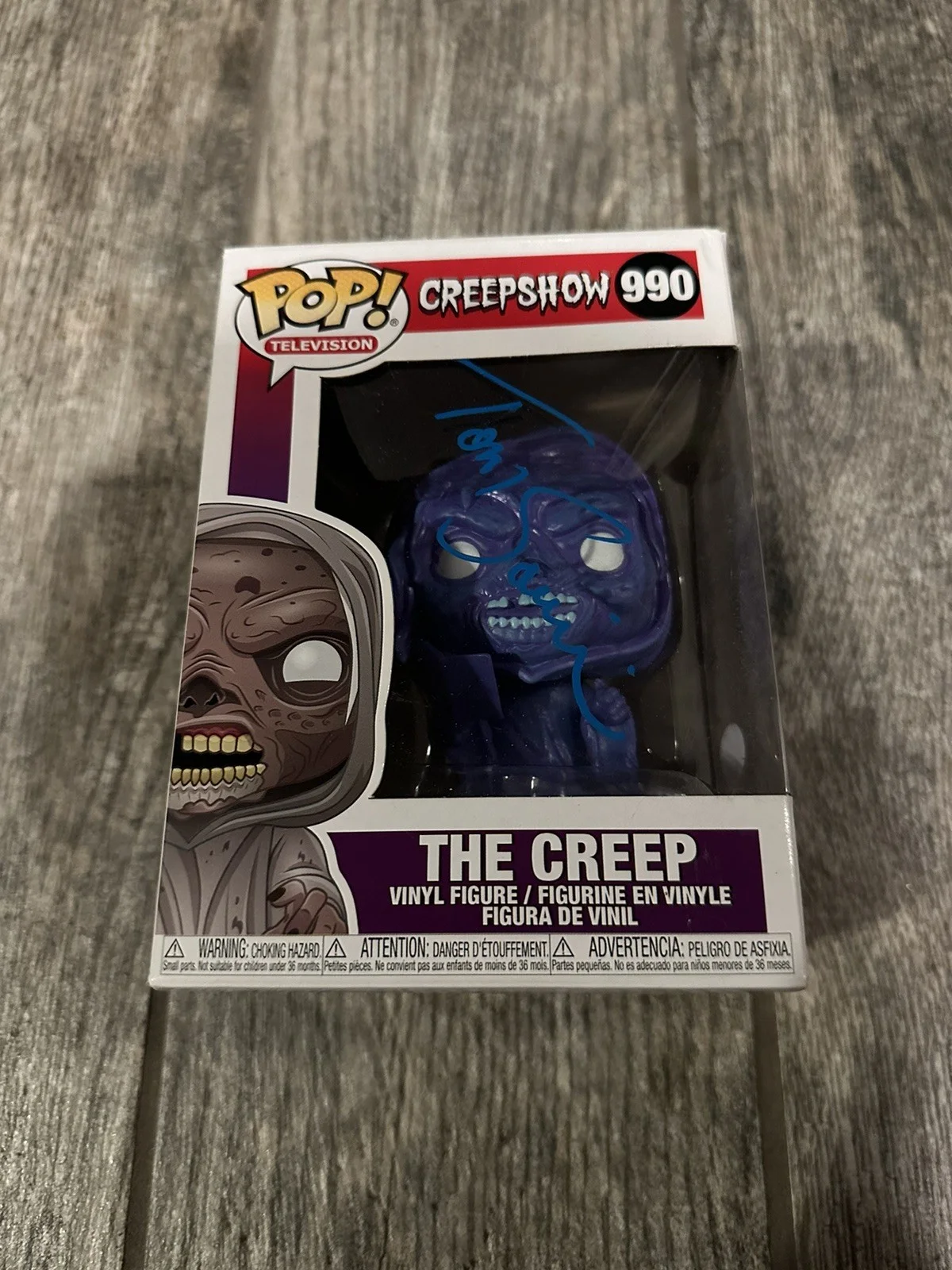 TOM SAVINI SIGNED THE CREEP CREEPSHOW FUNKO POP JSA COA AUTOGRAPHED, изображение 2