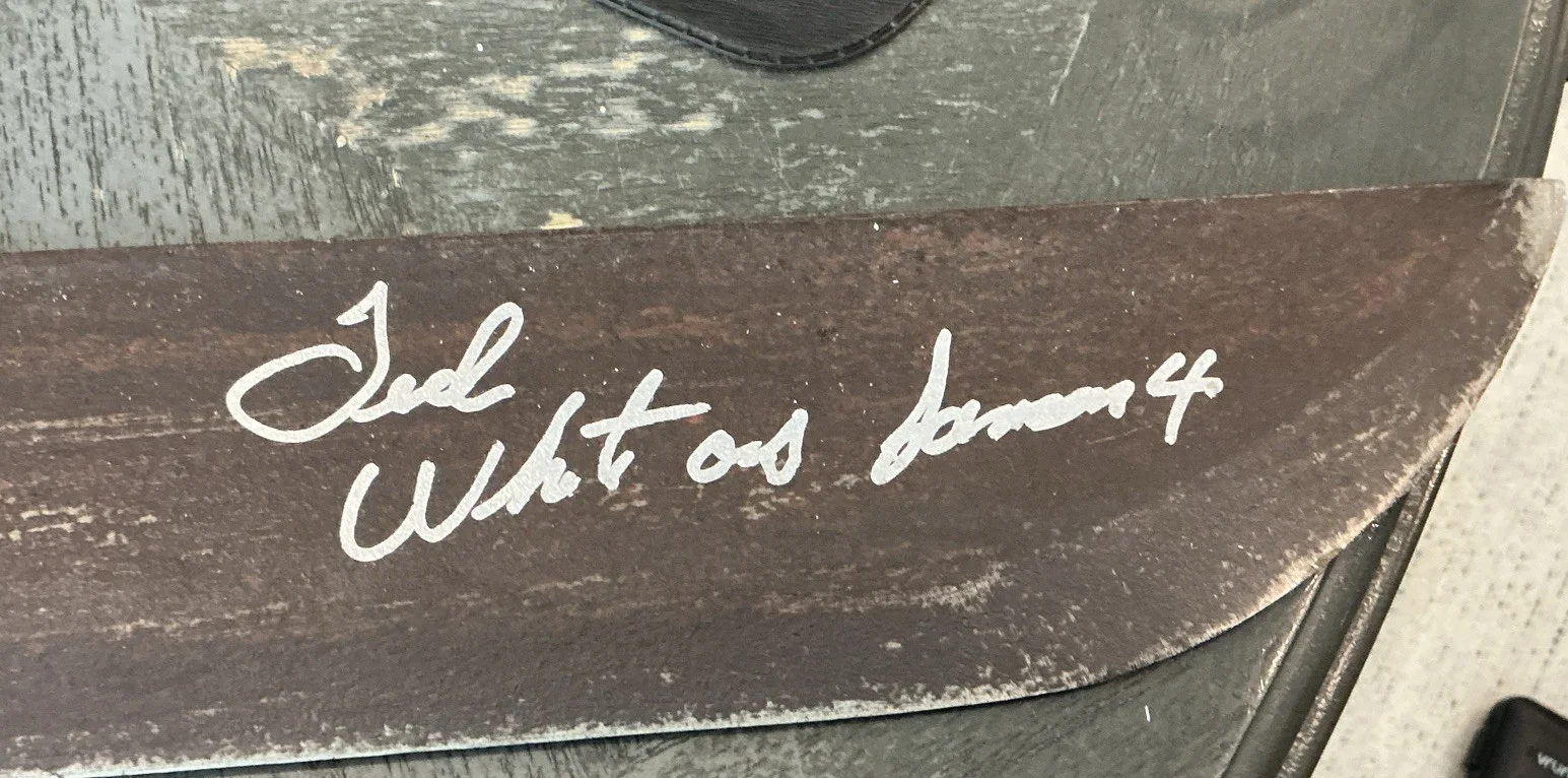 Rare Neca Jason Machete Prop Replica Friday The 13th Signed by Ted White, изображение 3