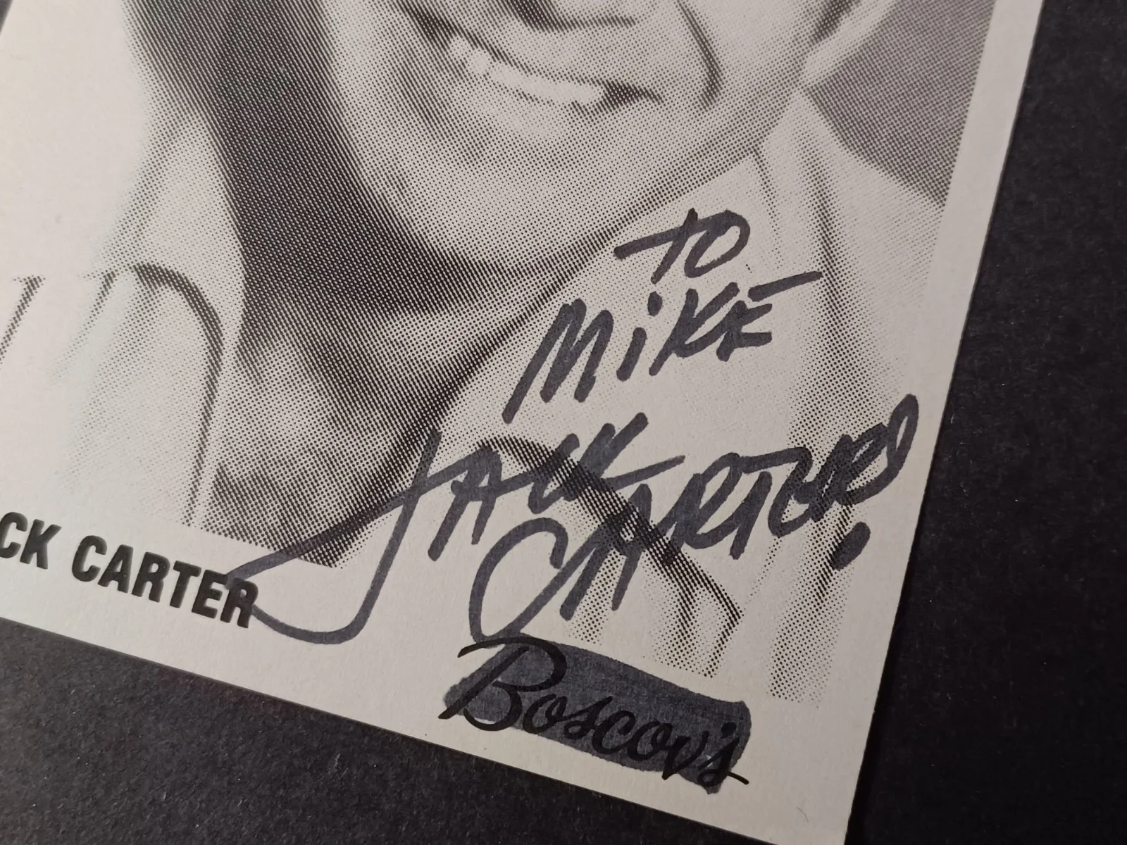 Jack Carter (d. 2015) Signed 3.5" x 5.5" Photo - Ren & Stimpy, Shameless, изображение 2