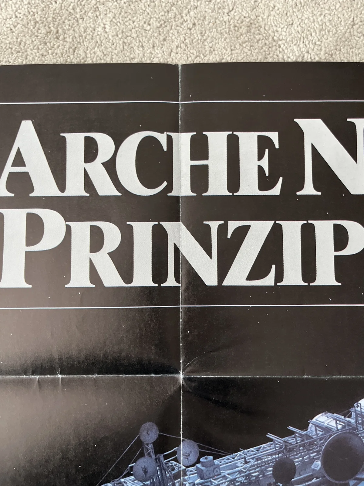 The Noah's Ark Principle (1984) Original German A1 Movie Poster, изображение 3