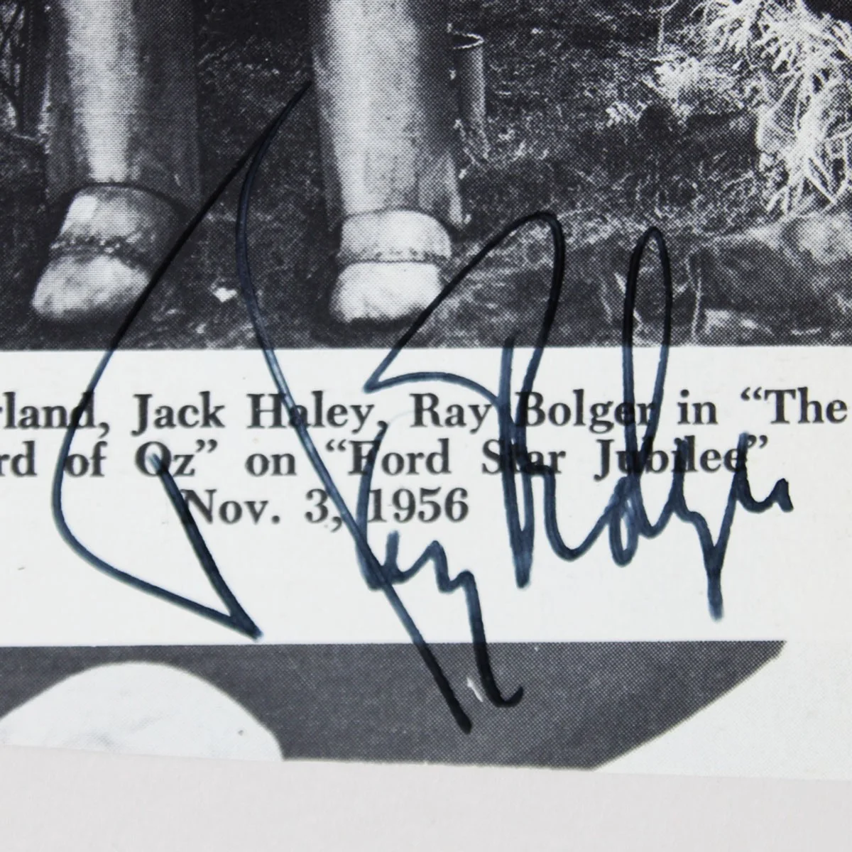 Ray Bolger Signed Photo Wizard of Oz - COA JSA, image 2