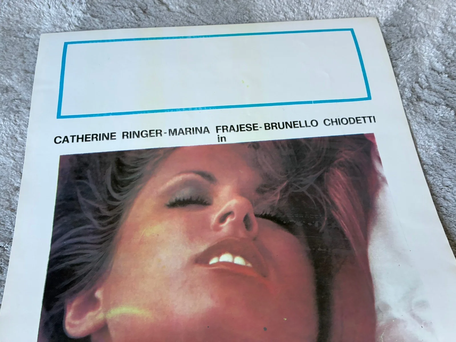 Original Vintage Italian Adult Film Poster - QUELLA PORCACCIONA DI MIA MOGLIE, изображение 2