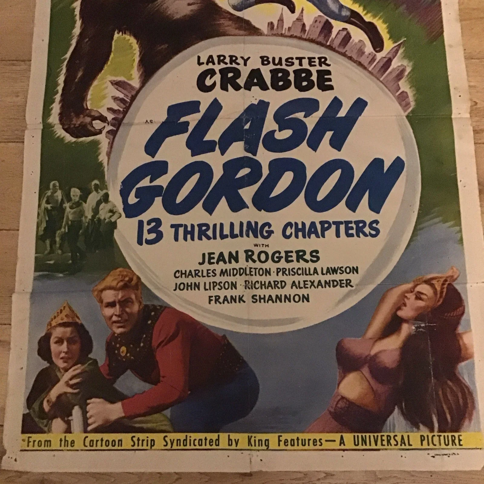 Original FLASH GORDON'S 13 Thrilling chapters with Buster Crabbe from1940/50, image 4