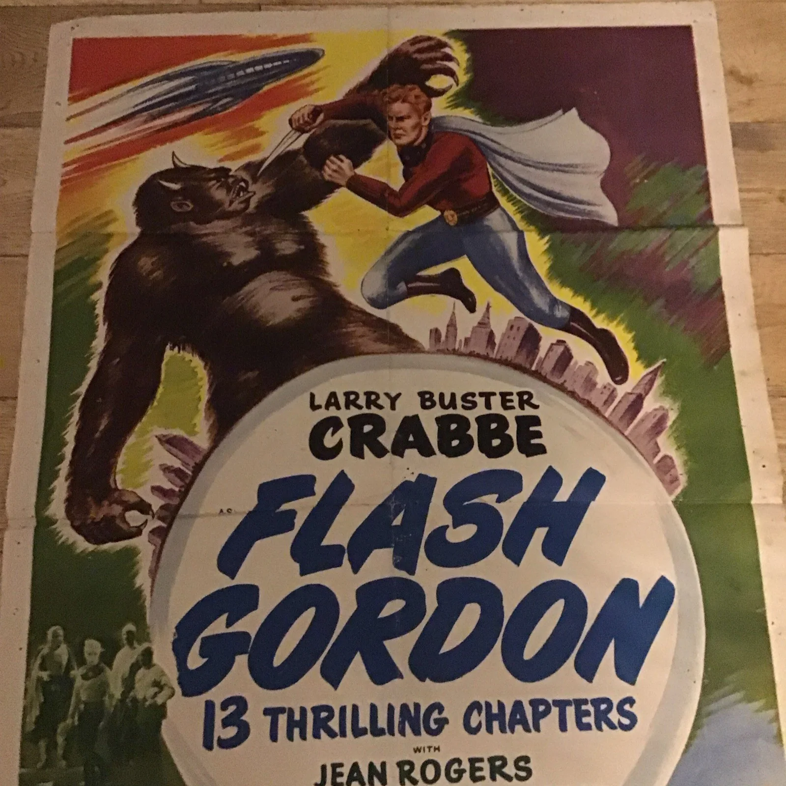 Original FLASH GORDON'S 13 Thrilling chapters with Buster Crabbe from1940/50, image 5