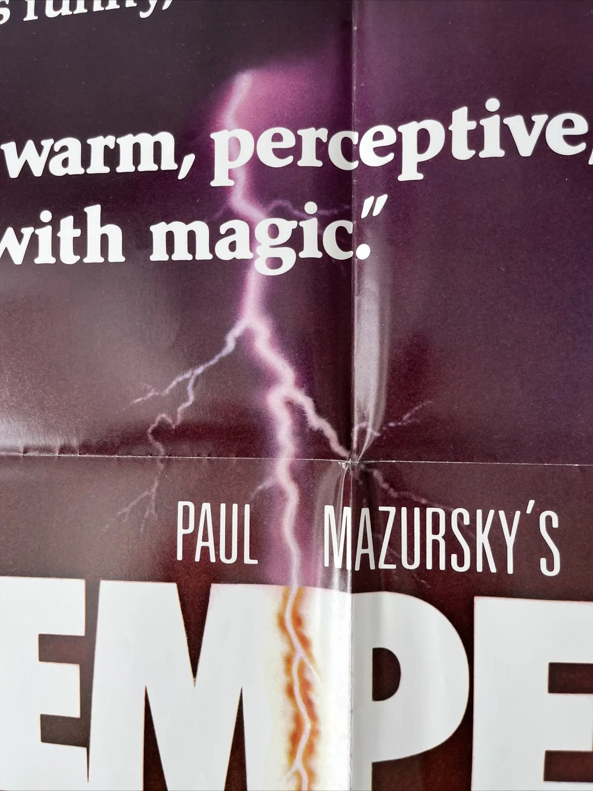 Tempest (1982) Original US One Sheet Cinema Poster, image 5