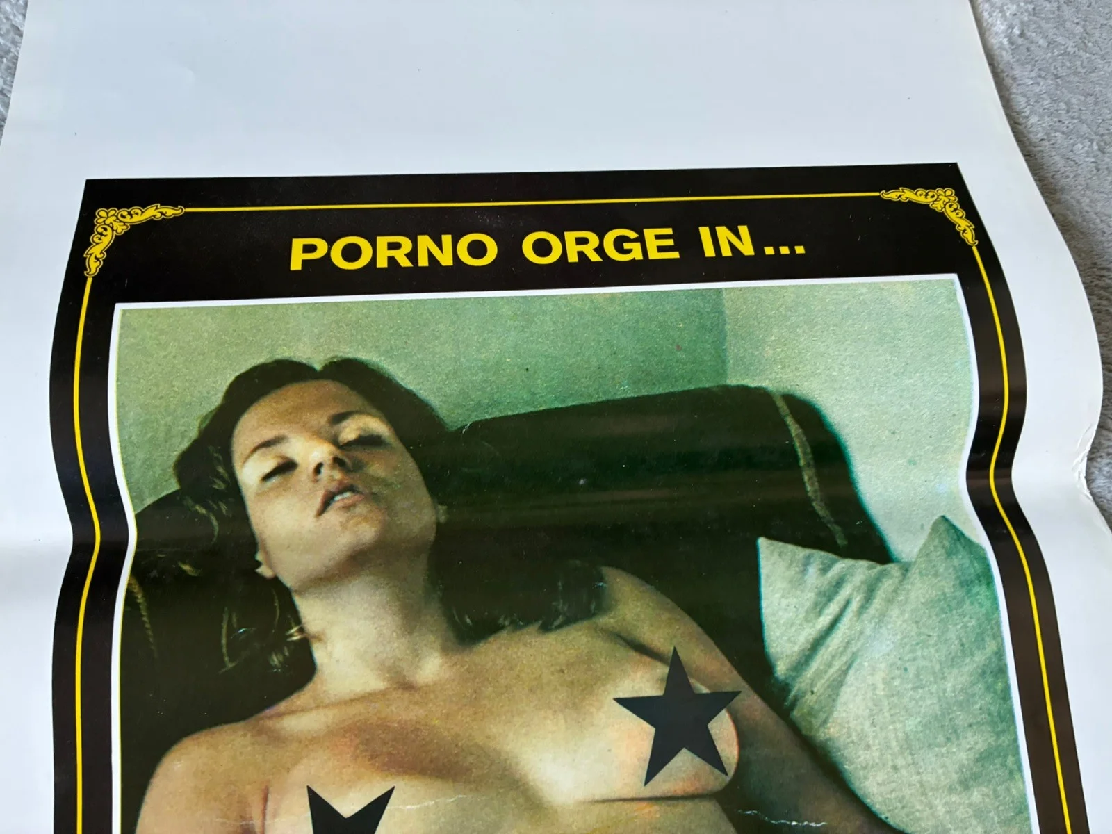 Original Vintage Italian Adult Film Poster - quelle notre in casa coogan, изображение 3