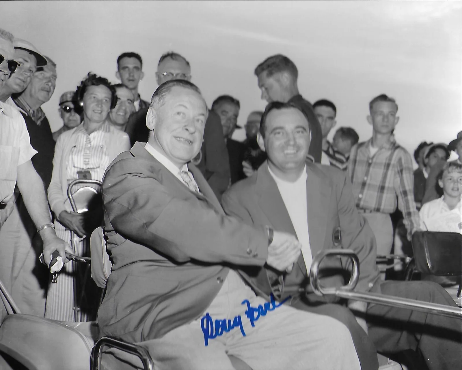 DOUG FORD SIGNED VINTAGE PHOTO PRO GOLFER MASTER WINNER 1957 WGHOF 2011 COA, изображение 3