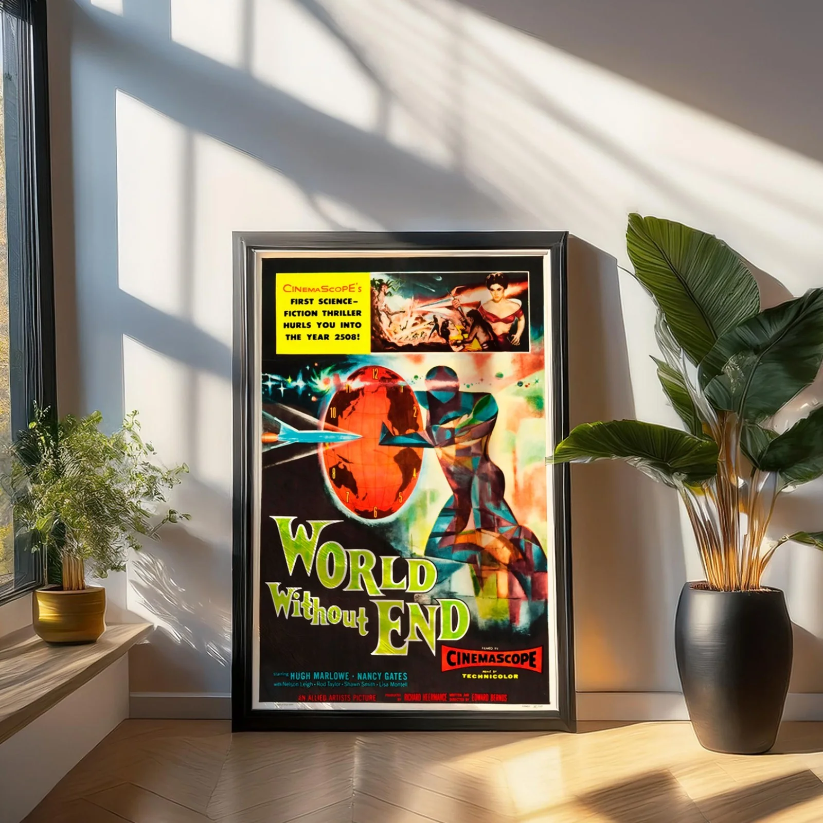World Without End - 1956 Sci-Fi / Adventure Restored 27.2" x 41" US One Sheet, изображение 3
