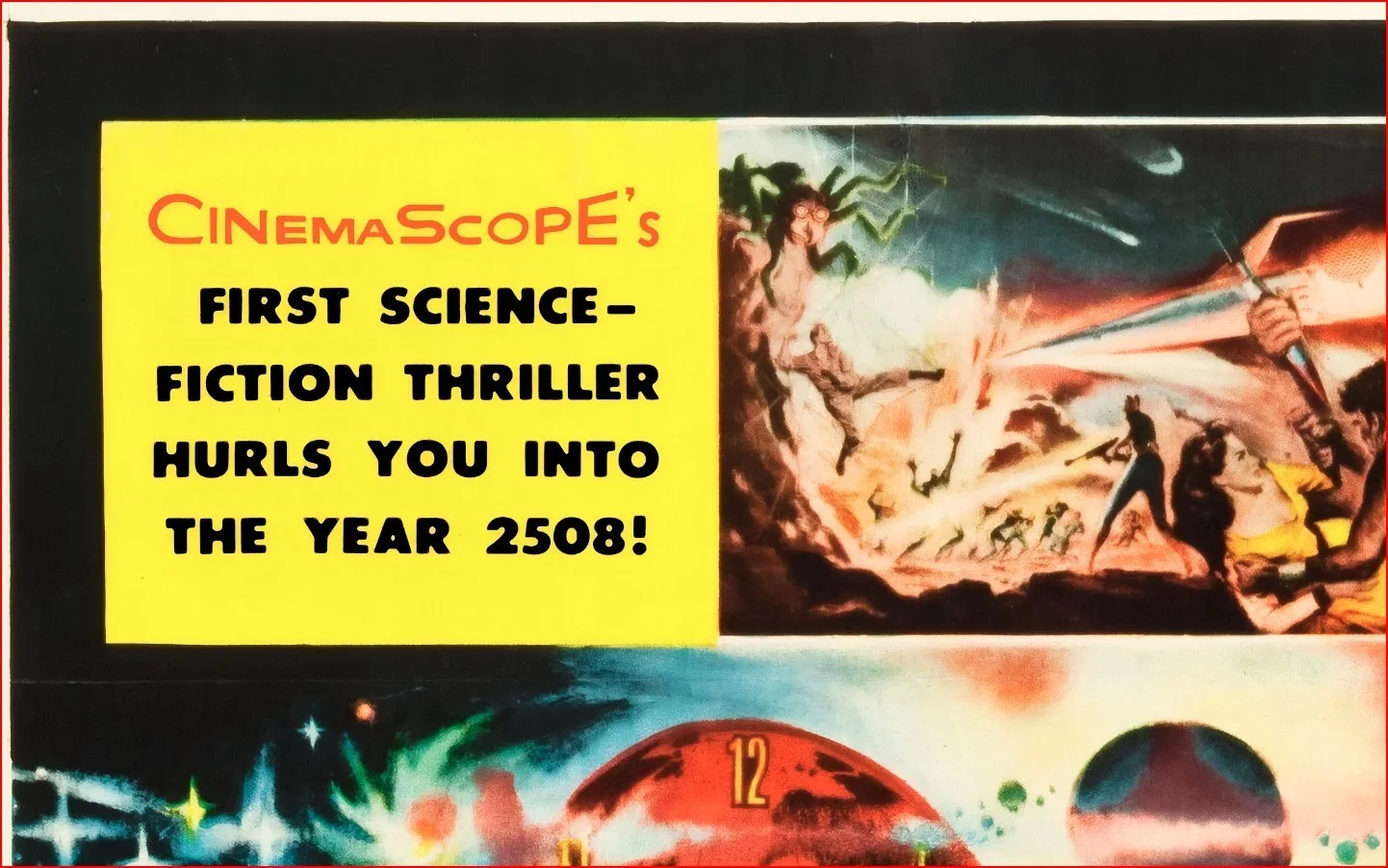 World Without End - 1956 Sci-Fi / Adventure Restored 27.2" x 41" US One Sheet, изображение 4