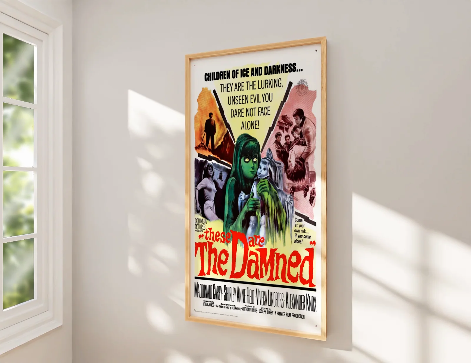 The Damned - 1961 Horror Sci-Fi Restored 27.2" x 41" US One Sheet, image 2