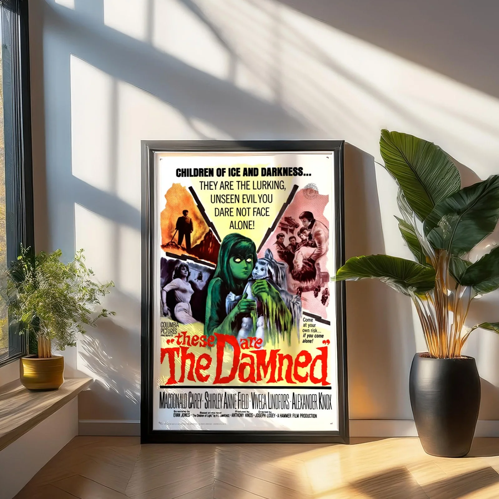 The Damned - 1961 Horror Sci-Fi Restored 27.2" x 41" US One Sheet, image 3