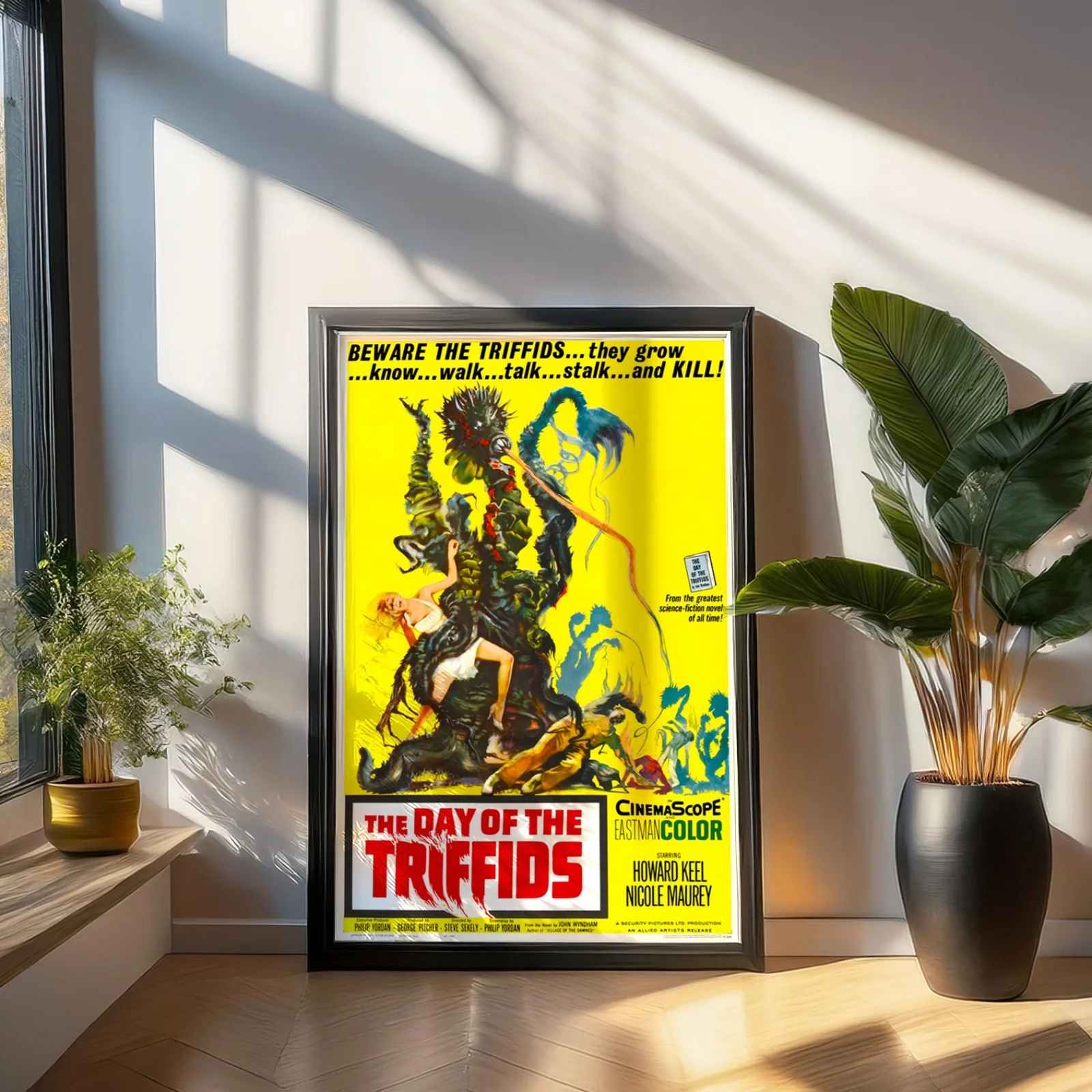 The Day Of The Triffids - 1963 Sci- Fi Horror Restored 27.2" x 41" US One Sheet, изображение 3