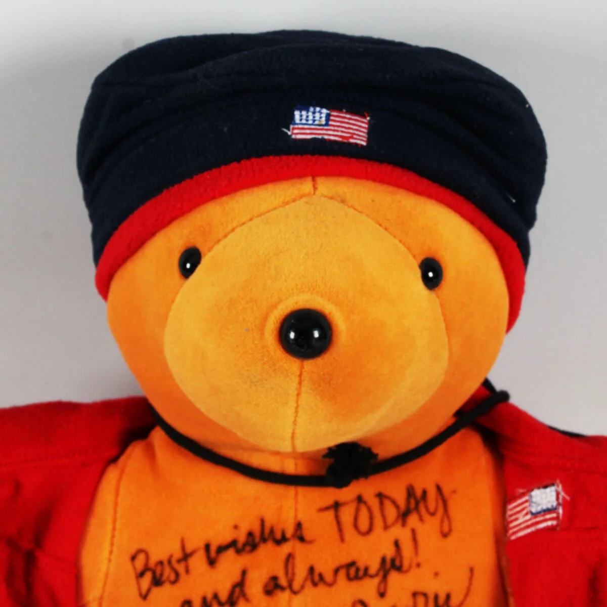Katie Couric Signed Teddy Bear - COA JSA, image 3