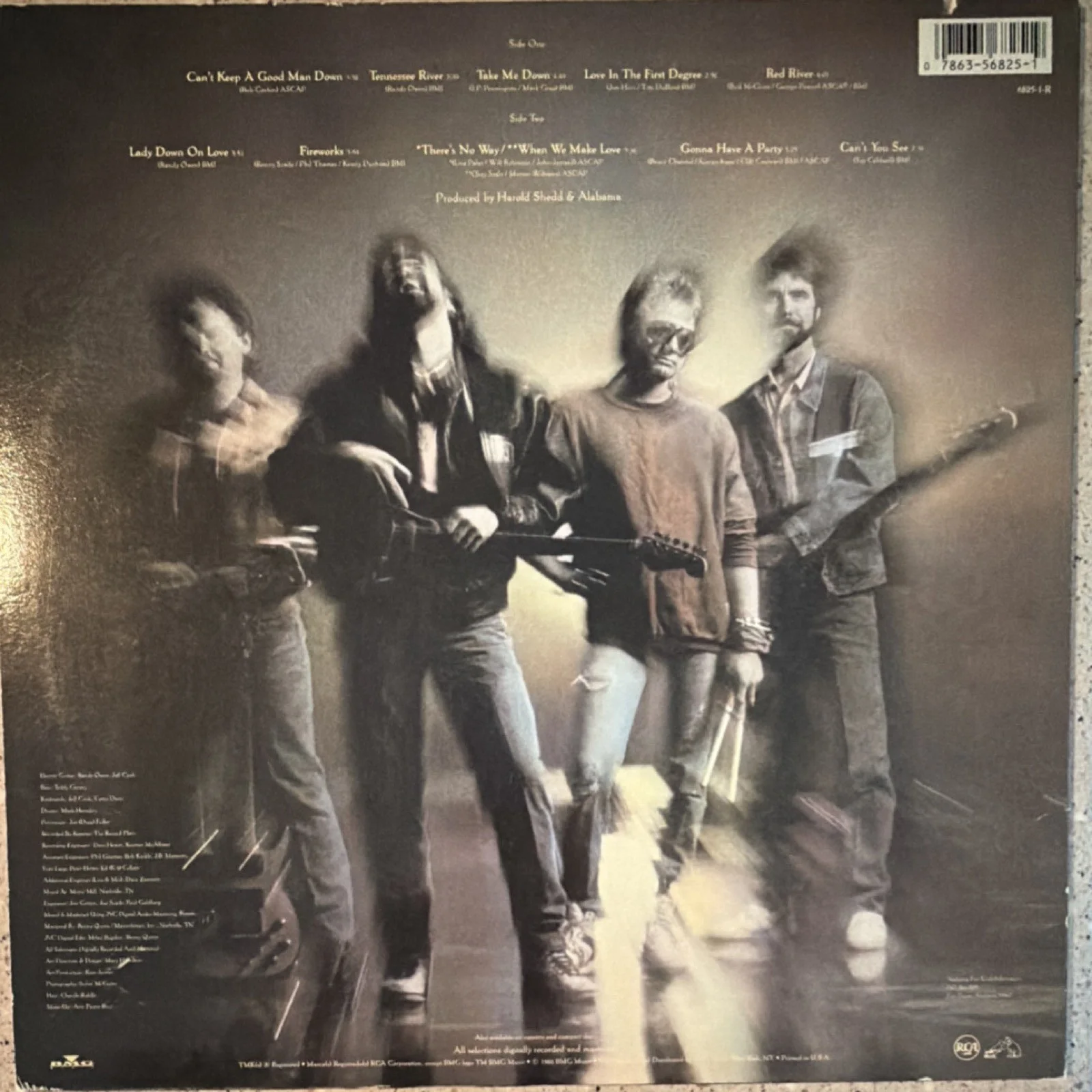 Alabama Signed Original Vinyl Record Autographed by Band Members, image 2