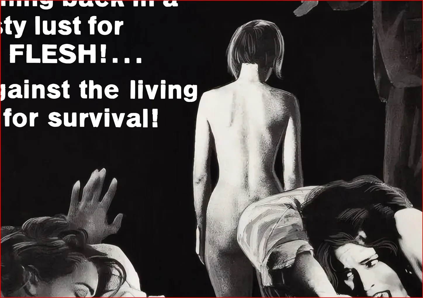 Night Of The Living Dead - 1968 Zombie Horror Restored 27.2" x 41" US One Sheet, изображение 5