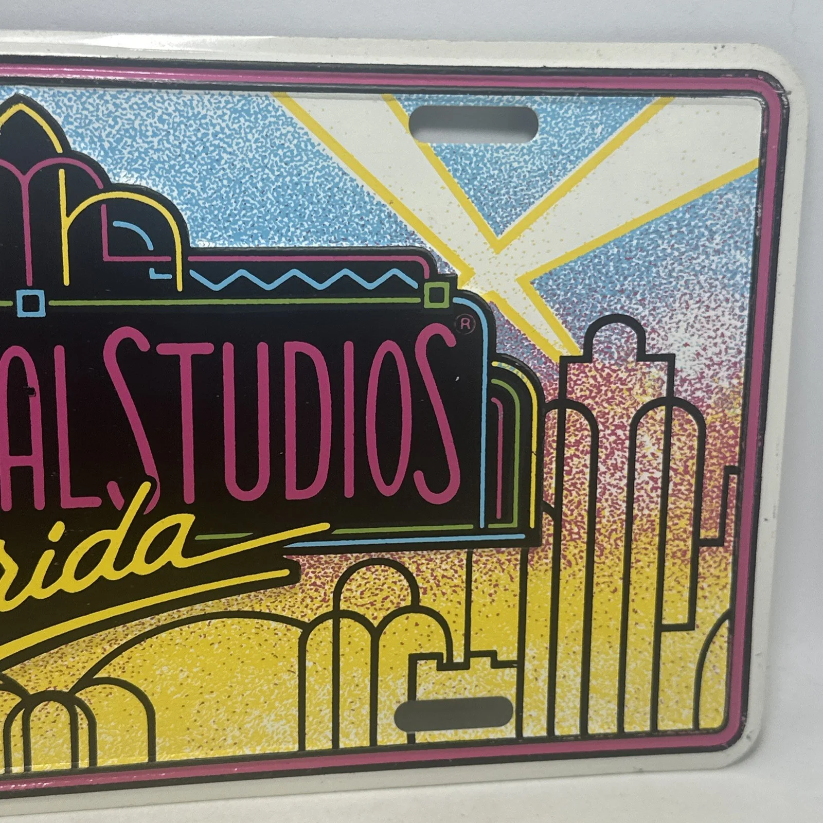 Universal Studios Florida License Plate Tin Sign Vintage, image 4