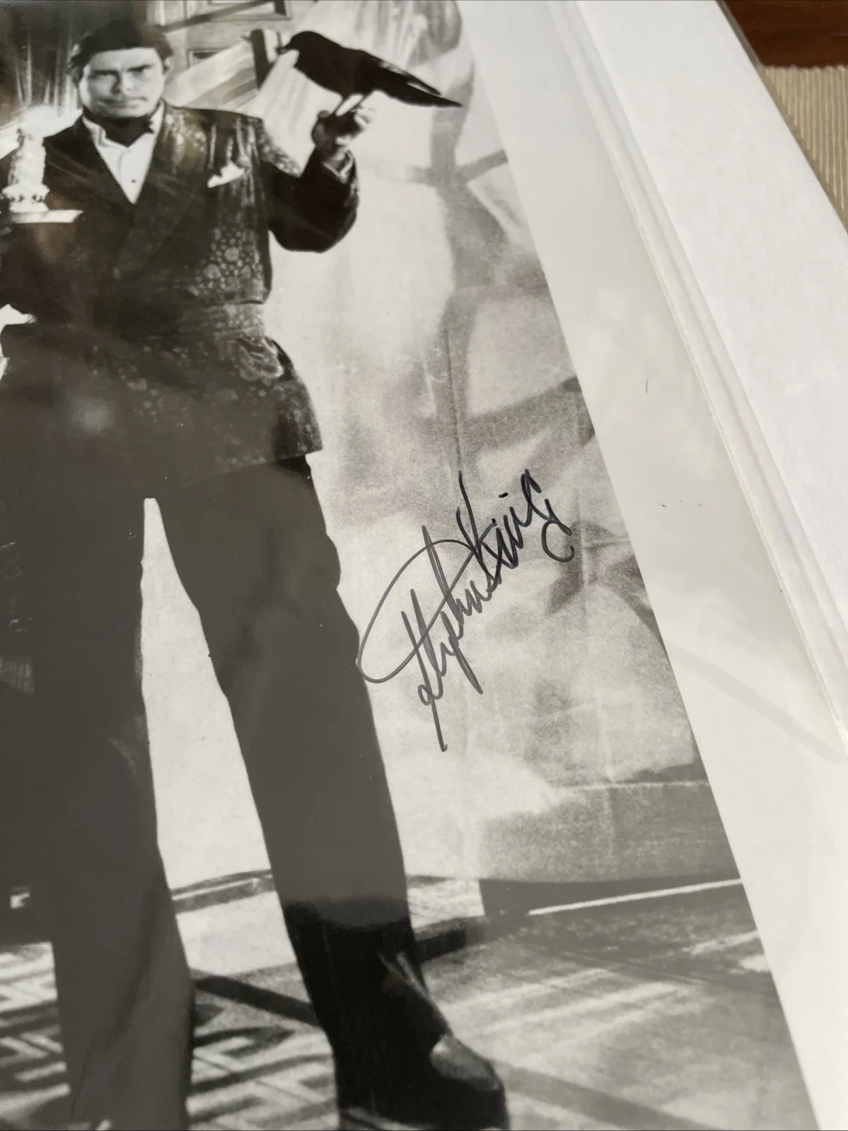 SIGNED Stephen King 8x10 Photo With Certificate Black And White, image 3