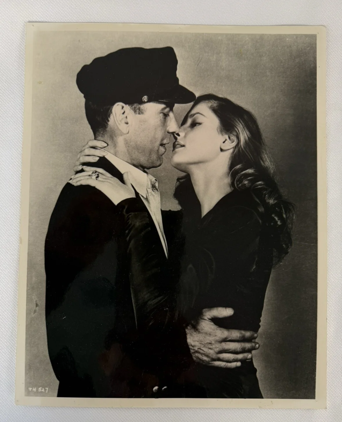 Lauren Bacall Signed B/W photo 5"x7" plus one more with Bogart from Key Largo, image 2
