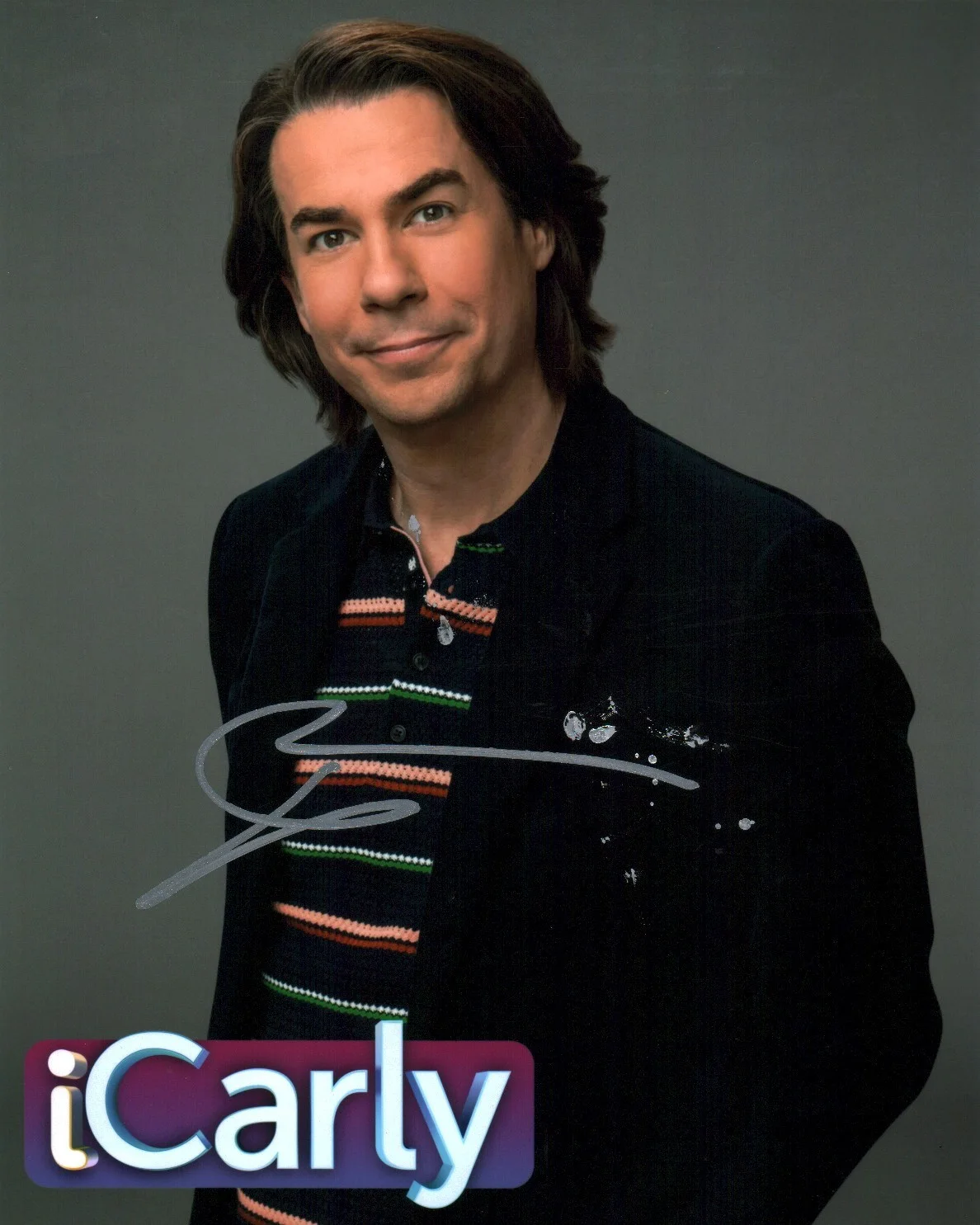 Jerry Trainor — Jerry Trainor iCarly 8x10 Signed Photo JSA Certified Autograph