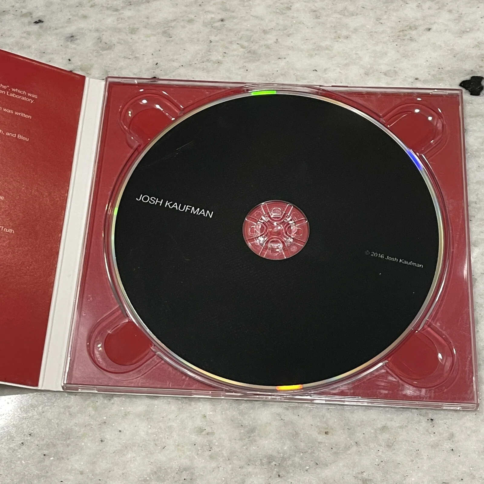 Josh Kaufman Signed CD Self Titled Album 2016 Voice 6th Season Winner, изображение 3