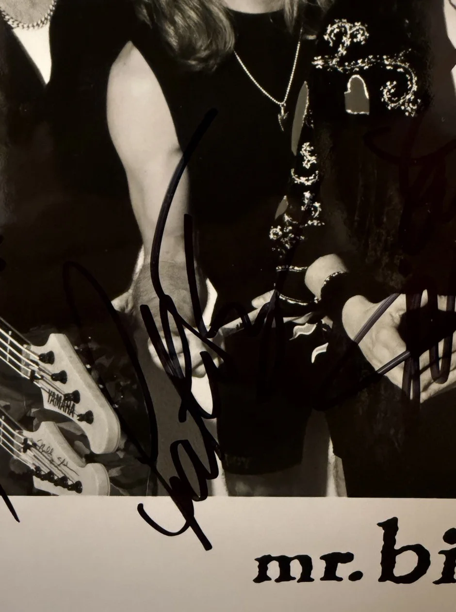 Mr Big Signed 10x8 Photo Autographed Eric Martin Paul Gilbert Sheehan Torpey, изображение 4