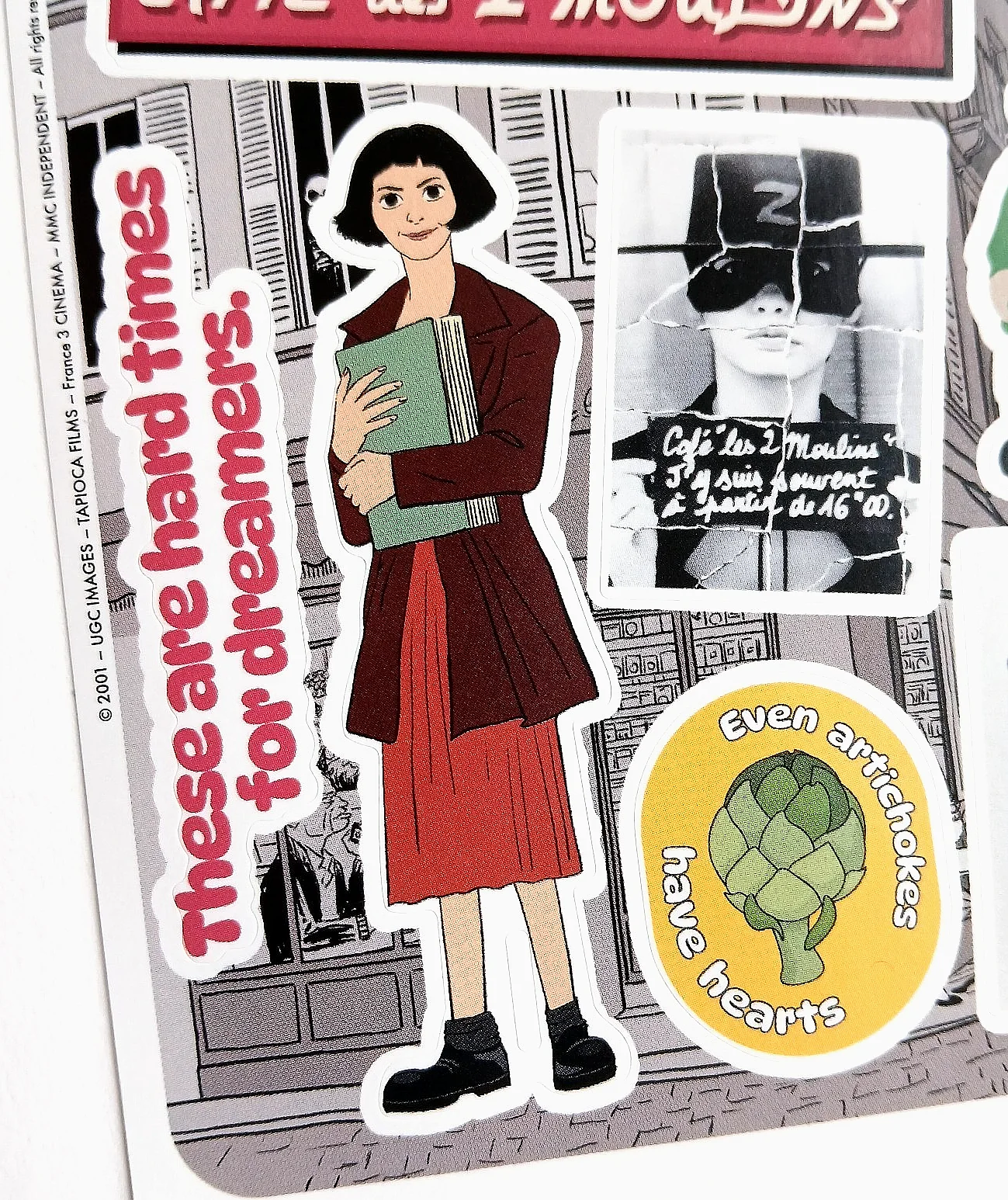 Amelie 25th Anniversary Promo Film Movie Sticker Sheet, изображение 2