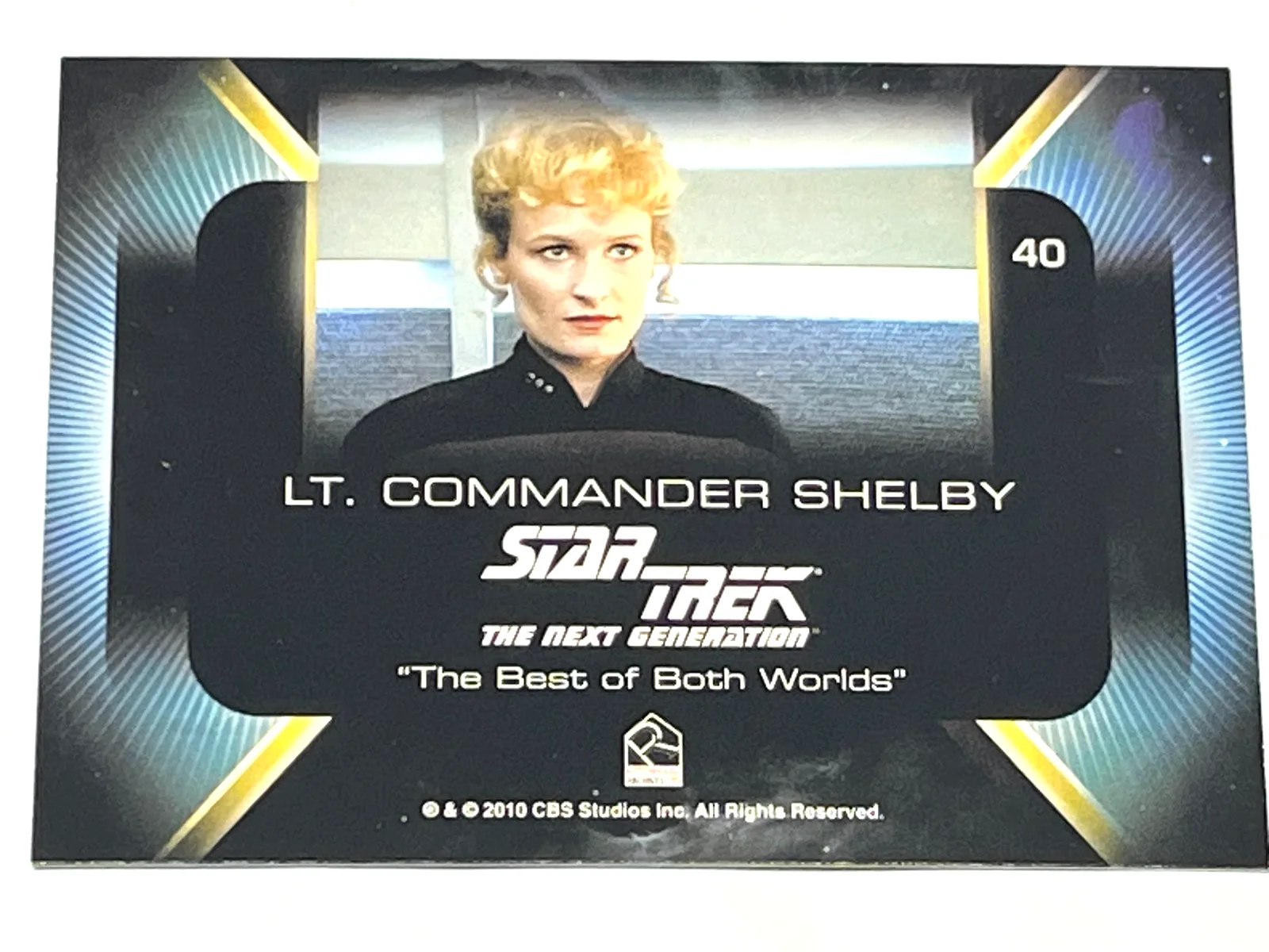 ELIZABETH DENNEHY — STAR TREK TNG ELIZABETH DENNEHY SIGNED CARD W/COA, изображение 4