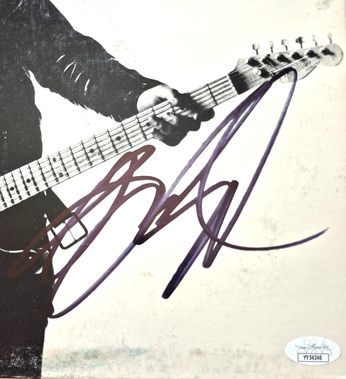 Bruce Springsteen — BRUCE SPRINGSTEEN SIGNED AUTOGRAPHED BORN TO RUN ALBUM VINYL RARE USA JSA LOA, изображение 3