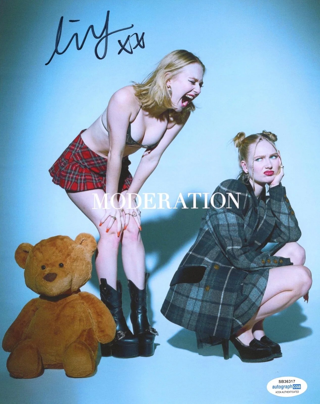 LILYISTHATYOU — Singer LILYISTHATYOU signed 8x10 Photo PROOF c SEXY Hot FMRN Moderation ACOA COA, изображение 3