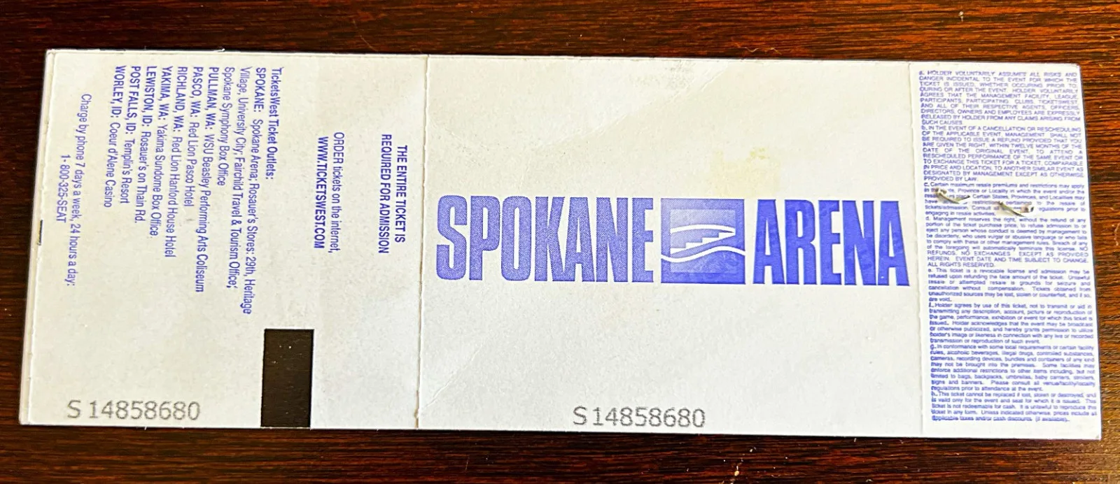 SIGNED! TOWER OF POWER Spokane, WA. April 3, 2018 Concert Ticket!, image 2