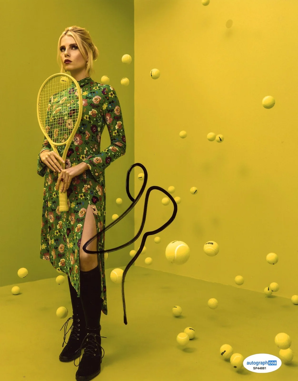 LUCY BOYNTON — Lucy Boynton signed 8x10 Photo EXACT PROOF b Hot SEXY Bohemian Rhapsody ACOA COA, изображение 4