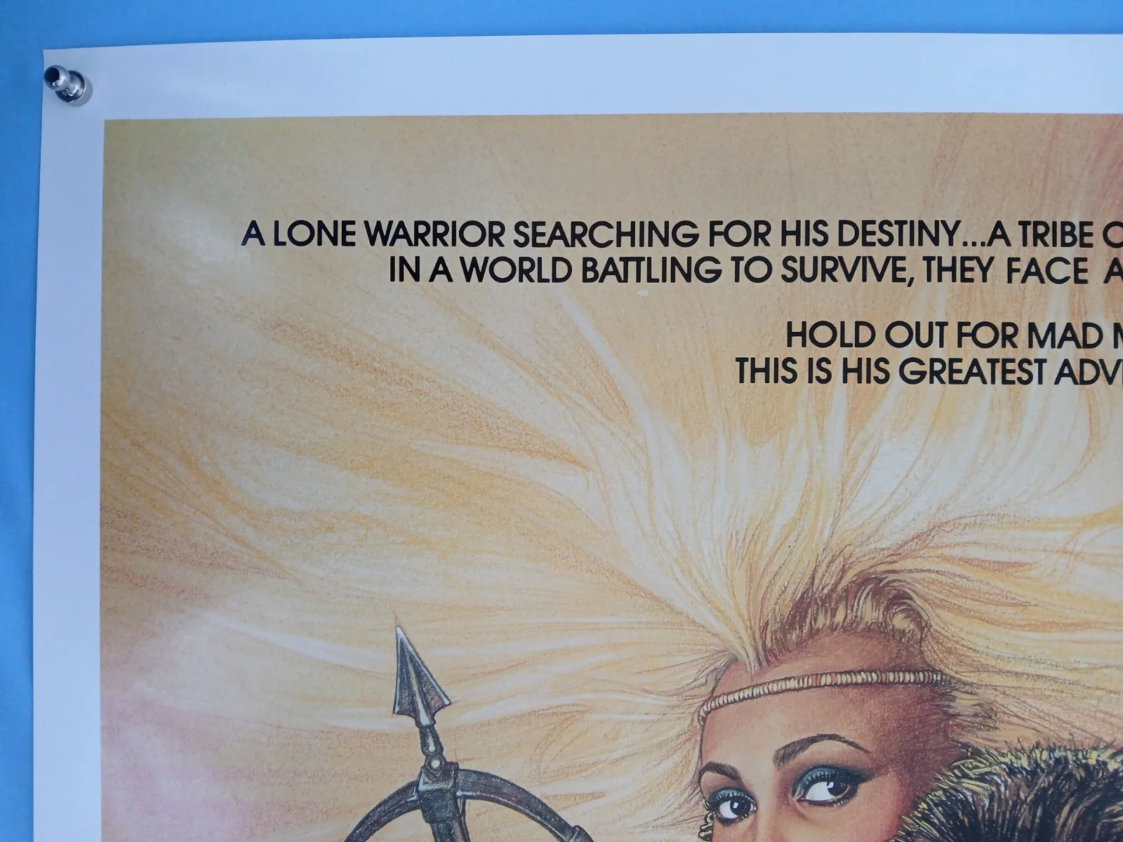 MAD MAX 3 : BEYOND THUNDERDOME (1985) original rolled US one-sheet poster, изображение 2