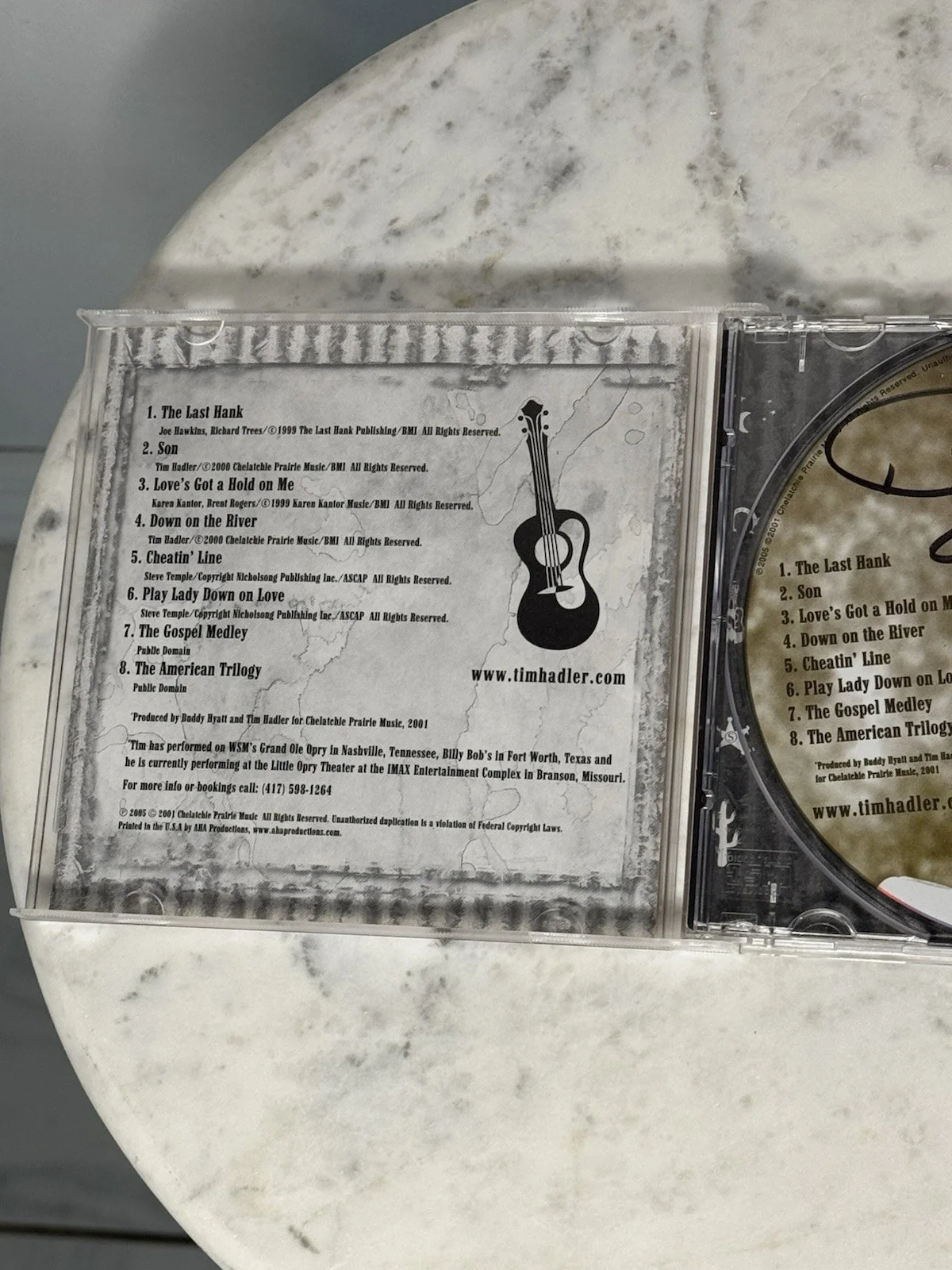 Tim Hadler The Last Hank Signed CD Autographed Booklet Rare Country, image 4