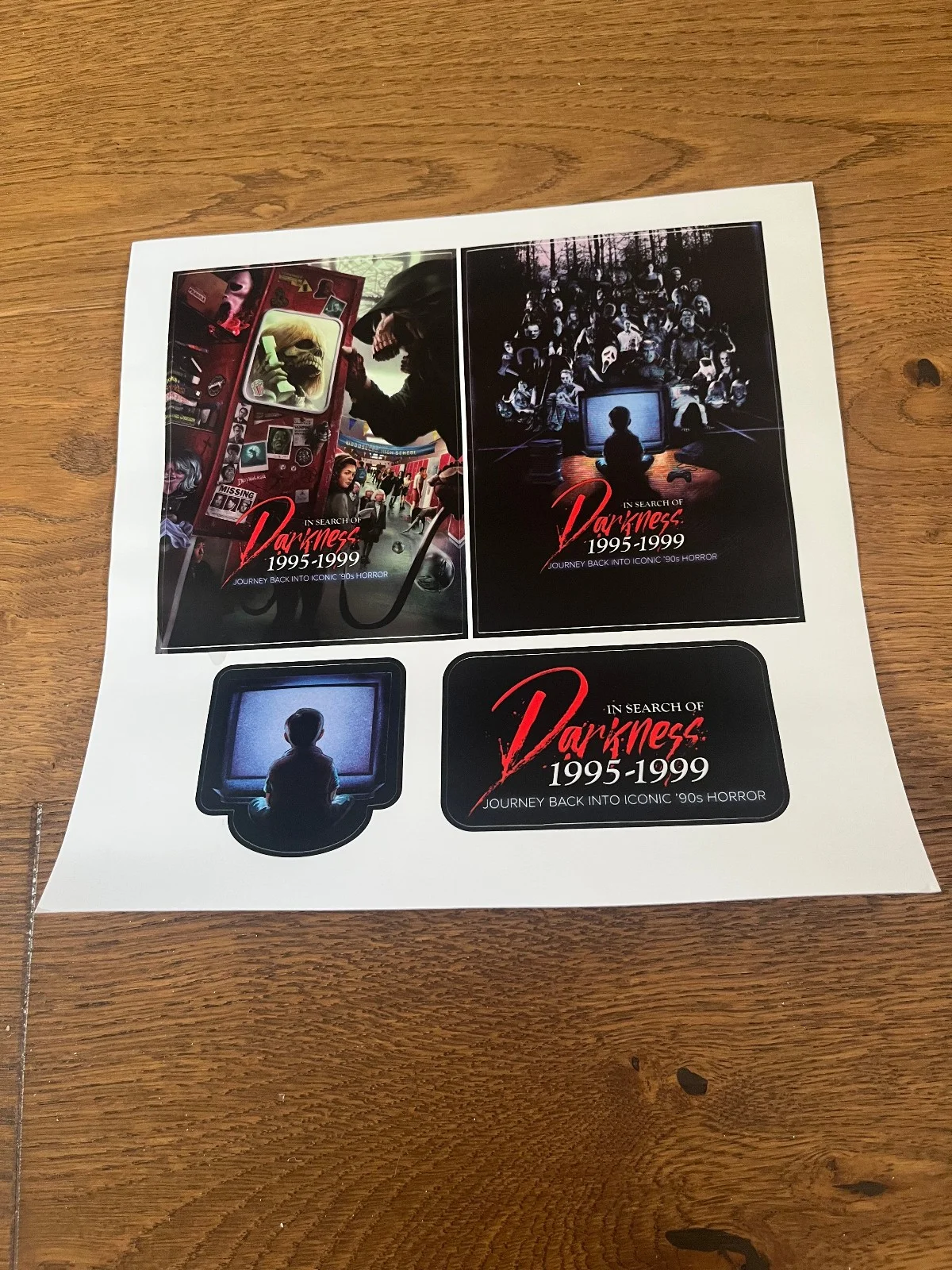 IN SEARCH OF DARKNESS 1995-99 Posters Stickers Certificate NO BLU-RAY CREATORVC, image 4